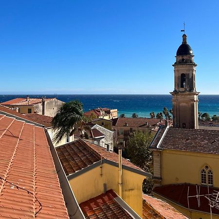 Palm Riviera Capucins - Vieille Ville De Menton - Vue Mer - Tout A Pieds Exteriör bild